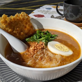 Amayar Kitchen - Mohinga with Fried Beans. - Burmese Near Me - Maywood, New Jersey Amayar Kitchen - Mohinga with Fried Beans. - Burmese Near Me - Maywood, New Jersey