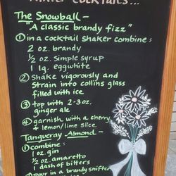 Bellevue Wine & Spirits - Cocktail recipes....a nice touch.