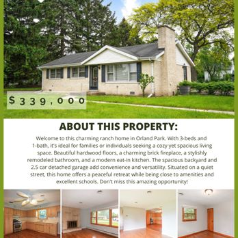 Olga sells Chicago - Welcome to this charming ranch home in Orland Park. It has 3-beds and 1-bath, ideal for families or individuals. - Real Estate Agents Near Me - Deerfield, Illinois Olga sells Chicago - Welcome to this charming ranch home in Orland Park. It has 3-beds and 1-bath, ideal for families or individuals. - Real Estate Agents Near Me - Deerfield, Illinois