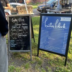 Butter Block! Get the Kouign Amann and the Strawberry Bay Leaf Danish!