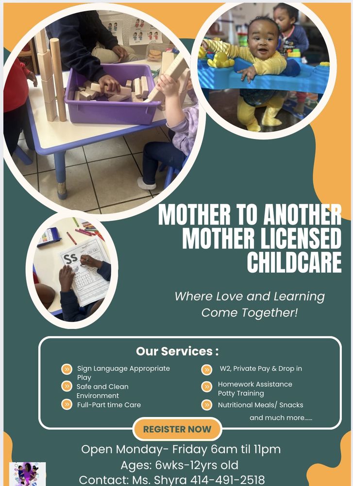 Mother to Another Mother Childcare - childcare center in Milwaukee, WI