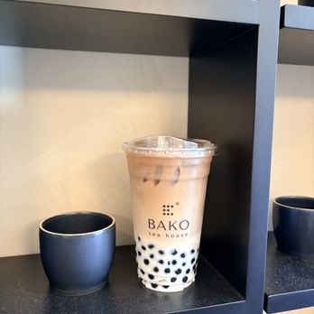 Bako Tea House - ROSE GUANYIN TEA LATTE 玫瑰觀音拿鐵 - Coffee & Tea Near Me - Cerritos, California Bako Tea House - ROSE GUANYIN TEA LATTE 玫瑰觀音拿鐵 - Coffee & Tea Near Me - Cerritos, California