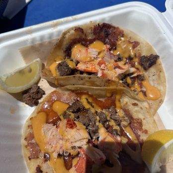 PRK 101 - Surf and turf tacos were seriously lacking. Very little lobster, not to mention this is not tri tip - Beer Bar Near Me - Carlsbad, California PRK 101 - Surf and turf tacos were seriously lacking. Very little lobster, not to mention this is not tri tip - Beer Bar Near Me - Carlsbad, California