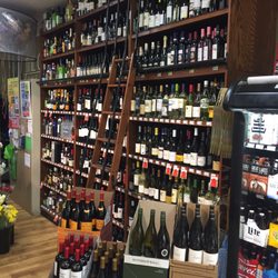 Grand Food Center - Rack and stack of wines