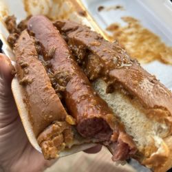Freddy's Frozen Custard & Steakburgers - A chili dog with barely any chili