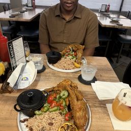 Red snapper salad and rice delicious. Bayview kitchen benefits.
