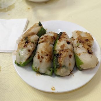 Royal Seafood Restaurant - Fish paste stuffed peppers - Dim Sum Near Me - New York, New York Royal Seafood Restaurant - Fish paste stuffed peppers - Dim Sum Near Me - New York, New York