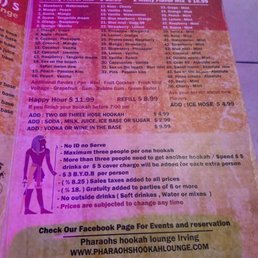Flavors and information about BYOB
