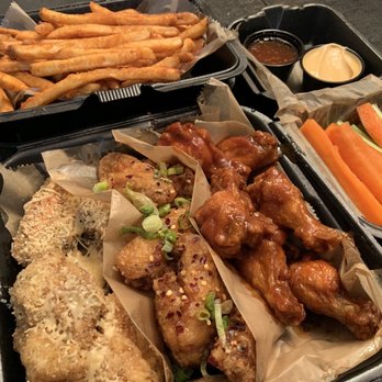 Fire Wings - 20 PACK w yummy garlic Parmesan. Kids approved, my fav Saigon street & good sriracha $ 25.49 2.21.21 - Chicken Wings Near Me - Brea, California Fire Wings - 20 PACK w yummy garlic Parmesan. Kids approved, my fav Saigon street & good sriracha $ 25.49 2.21.21 - Chicken Wings Near Me - Brea, California