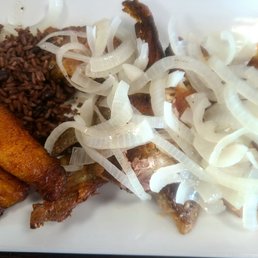 Lechon asado - tender and tasty - would've liked if was shredded a bit more though Lechon asado - tender and tasty - would've liked if was shredded a bit more though