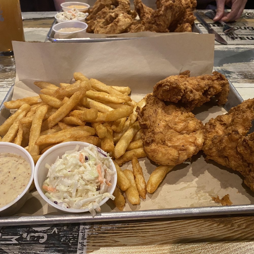 Jack’s Public House - The duck feathers are some of our favorites. Fries aren't slouches either. Lil coleslaw. - Pubs Near Me - Braselton, Georgia Jack’s Public House - The duck feathers are some of our favorites. Fries aren't slouches either. Lil coleslaw. - Pubs Near Me - Braselton, Georgia