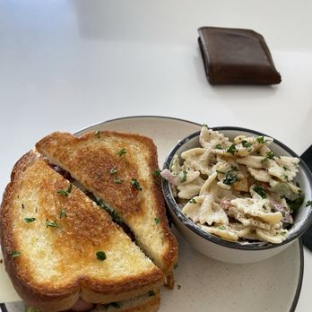 The Magnolia - Club Sandwich and pasta salad. - Breakfast & Brunch Near Me - Palatka, Florida The Magnolia - Club Sandwich and pasta salad. - Breakfast & Brunch Near Me - Palatka, Florida
