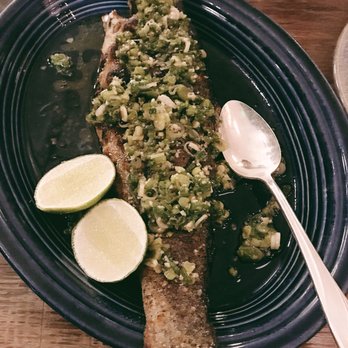 Chubby Fish - Rainbow Trout with Ginger Scallion Sauce - Seafood Near Me - Charleston, South Carolina