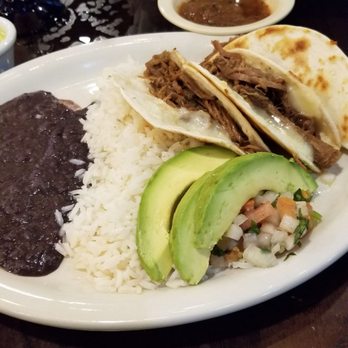 Baja Mex Grill - Brisket tacos (no green pepper????), cold tasteless black beans and nasty tasteless white rice. - Mexican Near Me - Grapevine, Texas Baja Mex Grill - Brisket tacos (no green pepper????), cold tasteless black beans and nasty tasteless white rice. - Mexican Near Me - Grapevine, Texas