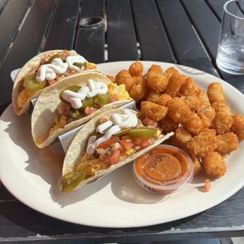 Mikayla's Cafe - Spicy pork breakfast tacos - American Near Me - Santa Clara, California Mikayla's Cafe - Spicy pork breakfast tacos - American Near Me - Santa Clara, California