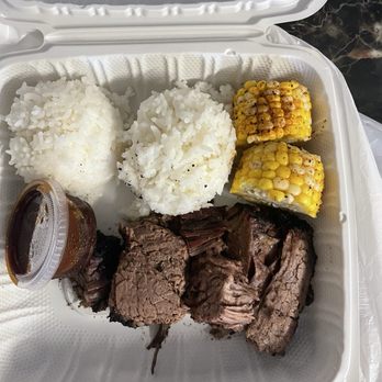 Chicken & Brisket - $30 for this Brisket plate. Disappointed. - Asian Fusion Near Me - Pearl City, Hawaii Chicken & Brisket - $30 for this Brisket plate. Disappointed. - Asian Fusion Near Me - Pearl City, Hawaii