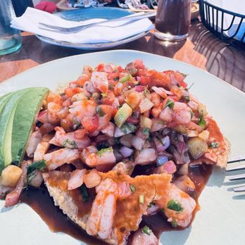 Mariscos Choix - Tostada de camarón cocido - Seafood Near Me - Pico Rivera, California Mariscos Choix - Tostada de camarón cocido - Seafood Near Me - Pico Rivera, California