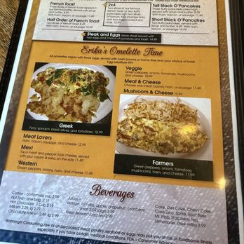 Erika’s Place - Menu 5/25 - American Near Me - Noblesville, Indiana