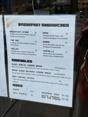 Menu photo 5 Sandwich Starr Tacoma, WA