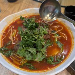 Szechuan Beef Noodle Soup