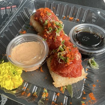 Aikan Sushi - Spicy Tuna Crispy Rice - Izakaya Near Me - Northridge, California