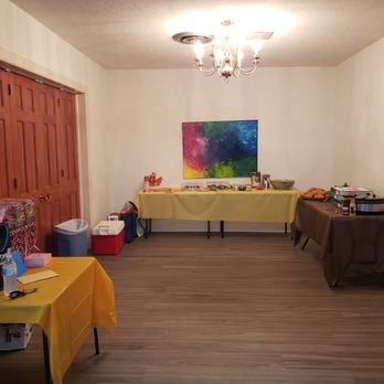 Main Street Dance Works - Nice alcove to set up food, drinks and gift table away from all the activities - Performing Arts Near Me - Mount Holly, North Carolina Main Street Dance Works - Nice alcove to set up food, drinks and gift table away from all the activities - Performing Arts Near Me - Mount Holly, North Carolina