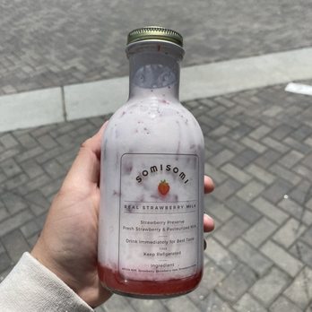 Somisomi - Real Strawberry Milk - Desserts Near Me - Cupertino, California Somisomi - Real Strawberry Milk - Desserts Near Me - Cupertino, California