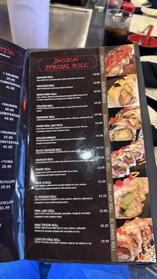 Menu photo 1 Shogun Sushi Hibachi Folsom, CA Menu photo 1 Shogun Sushi Hibachi Folsom, CA