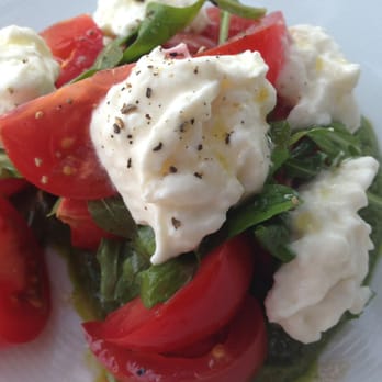 mar'sel - Heirloom tomatoes, basil, burrata cheese, and pesto. - New American Near Me - Rancho Palos Verdes, California
