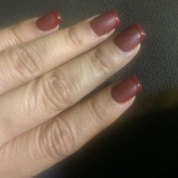 Glam by Aileen - Matte Nail with shiny tips