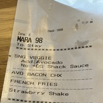 Shake Shack - Over $40.  Not worth $20 - Fast Food Near Me - Vancouver, Washington