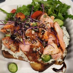 Lighthouse Cafe - Salmon sandwich