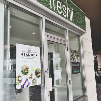 Freshii - the front entrance of a restaurant - Salad Near Me - Toronto, Ontario