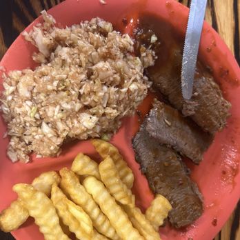 Backcountry Barbecue - Brisket with the best slaw and crispy fries. - Barbeque Near Me - Lexington, North Carolina