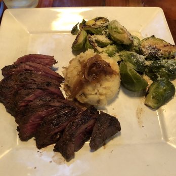 The Place - Hangar steak with mash and Brussels $26 - Southern Near Me - Athens, Georgia
