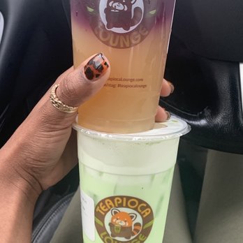 Teapioca Lounge - Butterfly Lemonade  Honeydew cream with mango jelly - Bubble Tea Near Me - Austin, Texas