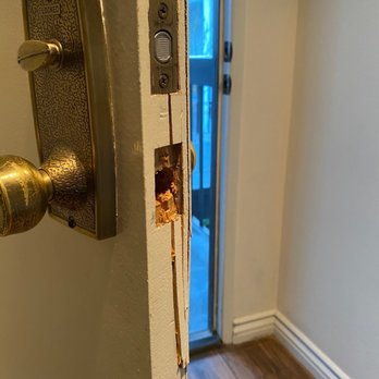 Paragon Equities - Broken door - Property Management Near Me - Long Beach, California