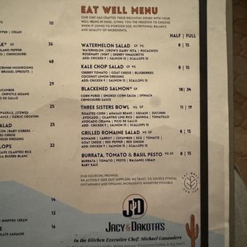 Jacy & Dakota’s - Menu - November 2023 - New American Near Me - Phoenix, Arizona Jacy & Dakota’s - Menu - November 2023 - New American Near Me - Phoenix, Arizona