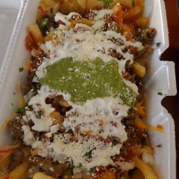 La Taqueria MT - This is the half order of asada fries so flavorful so good a 100% recommend - Food Trucks Near Me - Laurel, Montana La Taqueria MT - This is the half order of asada fries so flavorful so good a 100% recommend - Food Trucks Near Me - Laurel, Montana