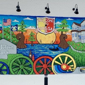 Fat Pat's Bar & Grill - a mural on the wall - Sports Bars Near Me - Broussard, Louisiana Fat Pat's Bar & Grill - a mural on the wall - Sports Bars Near Me - Broussard, Louisiana