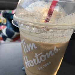 Tim Hortons - $2.64 for this!? What a rip off!! Thank goodness I had a coupon for a free one! Would never pay that for a drink