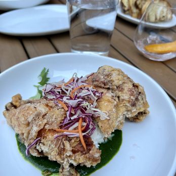 Chloe - Crispy Chicken with jasmine rice & cabbage slaw - New American Near Me - Washington, DC, District of Columbia Chloe - Crispy Chicken with jasmine rice & cabbage slaw - New American Near Me - Washington, DC, District of Columbia