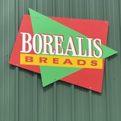 Borealis Breads - Outside sign.