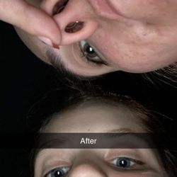 Anatomic Body Arts - night of being pierced, directly after we got in the car. sent this to the group chat