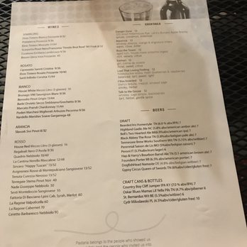 Pastaria - Italian Near Me - Nashville, Tennessee