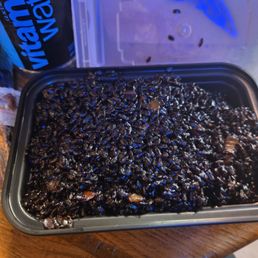 Black fried rice Black fried rice