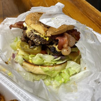 Crazy Brothers - Double bacon cheeseburger - Breakfast & Brunch Near Me - Dallas, Texas