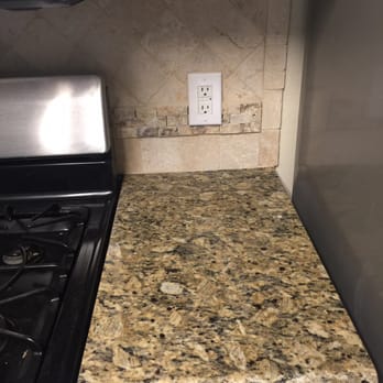 Grand Stone - Venetian gold and tumbled travertine - Countertop Installation Near Me - Houston, Texas