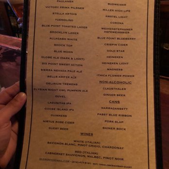 The Globe - Drink menu - Pubs Near Me - New York, New York The Globe - Drink menu - Pubs Near Me - New York, New York