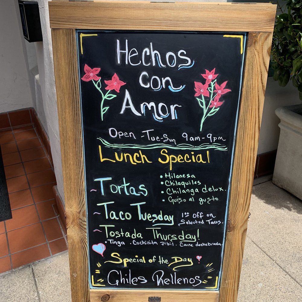 Corazon Comedor - Specials of the day - Mexican Near Me - Santa Barbara, California